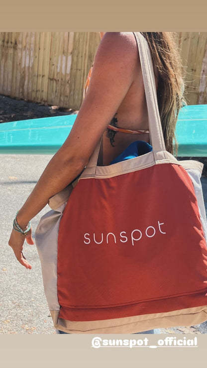 Premium Beach Tote with Pull-out Blanket